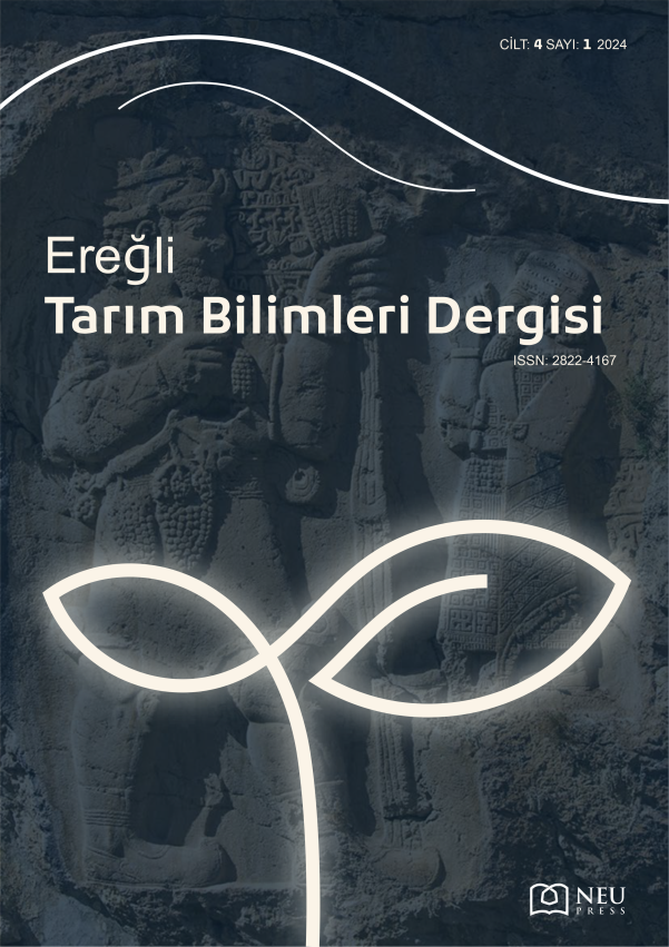 Ereğli Tarım Bilimleri Dergisi — journal cover